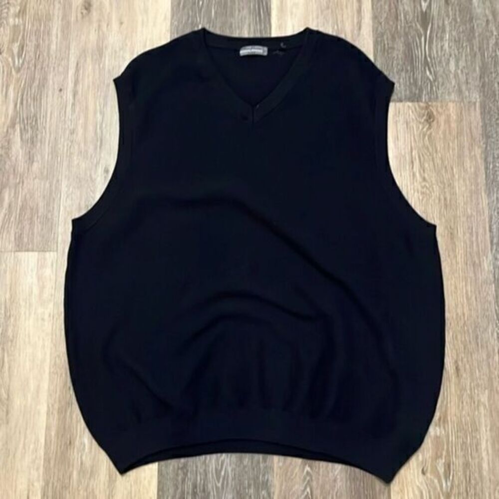 Alan Flusser Golf V-Neck Sweater Vest: XXL